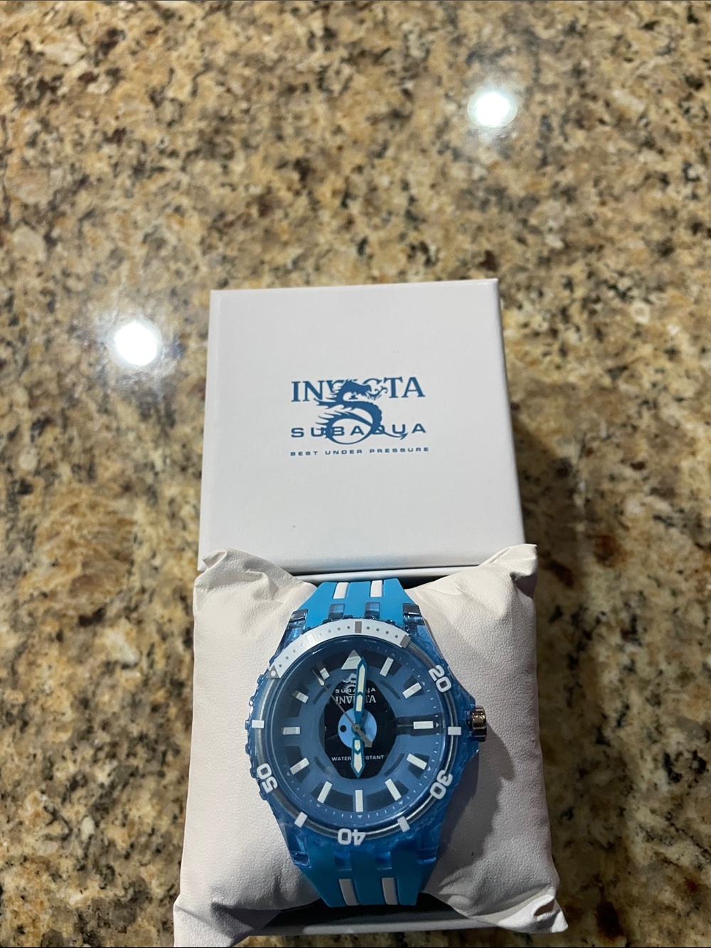 Invicta Blue and White Subaqua Style Men's Sport Watch